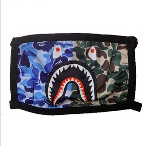 Blue & Green Bape Mask